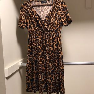 Cheetah Maternity Dress